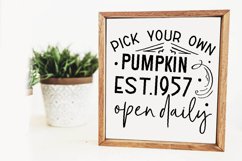 Pick your own pumpkin Sign SVG Product Image 3