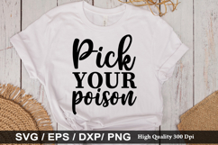 Pick your poison - Halloween SVG Design Product Image 1
