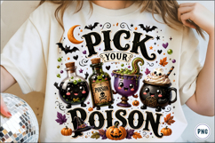 Pick Your Poison Halloween Drinks PNG Product Image 1