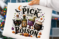 Pick Your Poison Halloween Drinks PNG Product Image 4