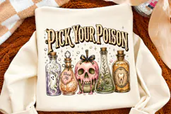 Pick Your Poison Png,Happy Halloween Png Design Product Image 2