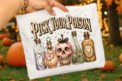 Pick Your Poison Png,Happy Halloween Png Design Product Image 3