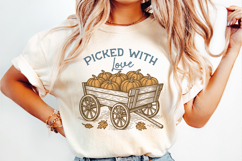 Thanksgiving Quote Clipart | Retro Fall PNG SVG Product Image 3