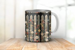 Picket Fence Flowers Digital Paper Bundle Product Image 3