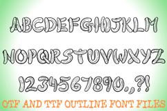 Pickle Gherkins Food Font Typography Lettering Cartoon ABC Product Image 2