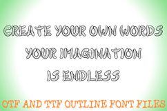 Pickle Gherkins Food Font Typography Lettering Cartoon ABC Product Image 3