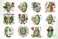 Pickle Valentine Clipart Product Image 2