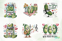 Pickle Valentine Clipart Product Image 6