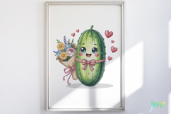 Pickle Valentine Clipart Product Image 5