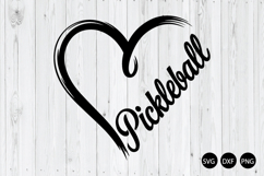 Pickleball SVG, Pickleball Heart SVG, Pickleball Mom SVG Product Image 1