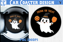 Car Coaster | Pickleball | Halloween Product Image 1