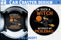 Car Coaster | Pickleball | Halloween Product Image 1