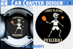 Car Coaster | Pickleball | Halloween Product Image 1