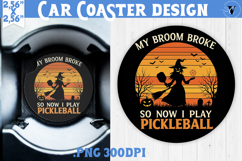 Car Coaster | Pickleball | Halloween Product Image 1