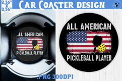 Car Coaster | Pickleball | Sport Product Image 1