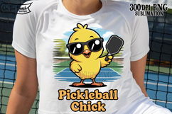 Pickleball Chick Png Pickle Ball Funny Cute Chicken Clipart