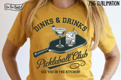 Pickleball PNG Dinks & Drinks Pickleball Club Kitchen