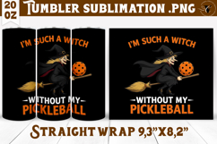 Tumbler Sublimation | Pickleball | Halloween Product Image 1