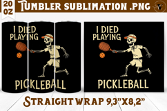 Tumbler Sublimation | Pickleball | Halloween Product Image 1
