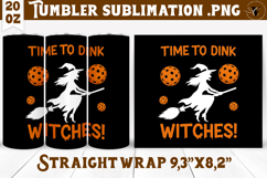 Tumbler Sublimation | Pickleball | Halloween Product Image 1