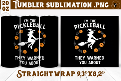 Tumbler Sublimation | Pickleball | Halloween Product Image 1