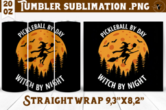 Tumbler Sublimation | Pickleball | Halloween Product Image 1