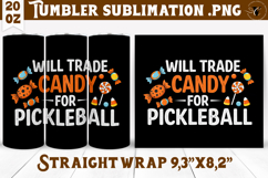 Tumbler Sublimation | Pickleball | Halloween Product Image 1