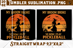 Tumbler Sublimation | Pickleball | Halloween Product Image 1