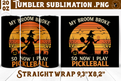 Tumbler Sublimation | Pickleball | Halloween Product Image 1