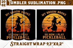Tumbler Sublimation | Pickleball | Halloween Product Image 1