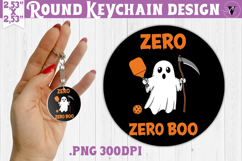 Round keychain | Pickleball | Halloween Product Image 1