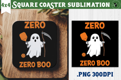 Square Coasters | Pickleball | Halloween Product Image 1