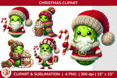 Cute Pickle Christmas Sublimation | Funny Christmas Pickle Product Image 1