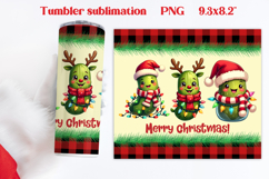 Christmas tumbler PNG | Christmas pickle tumbler sublimation Product Image 3