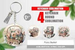 Keychain Picnic Basket Product Image 1
