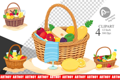 Picnic Basket Clipart Product Image 1