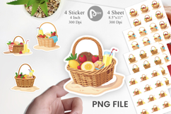 Picnic Basket Sticker Product Image 1