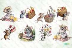 Picnic Mouse Sublimation Clipart Product Image 3