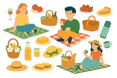 Picnic Time Clipart Set Product Image 2