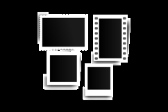 Picture or photo frame collage interior element isolated Product Image 2