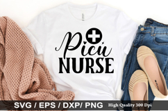 PICU Nurse SVG - Nurse Design Product Image 1