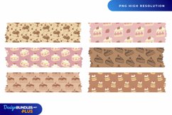 Vintage Piece of Cake Seamless Pattern Tapes Product Image 1