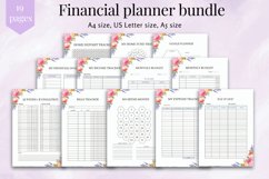 Finance Planner Inserts, Planner Sheets Product Image 1