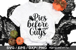 Pies before guys SVG - Thanksgiving Design Product Image 1