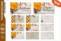 Thanksgiving Presentation background with PSD Product Image 1
