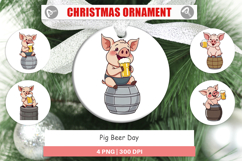 Ornament Pig Beer Day Product Image 1