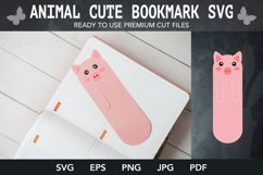 Cute Animal Bookmark Paper cut SVG I Cricut I Silhouette Product Image 2