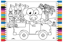 coloring animal cartoon for kids Product Image 1