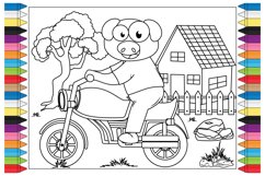coloring animal cartoon for kids Product Image 1