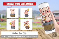 Tumbler Pig Beer Day Product Image 1